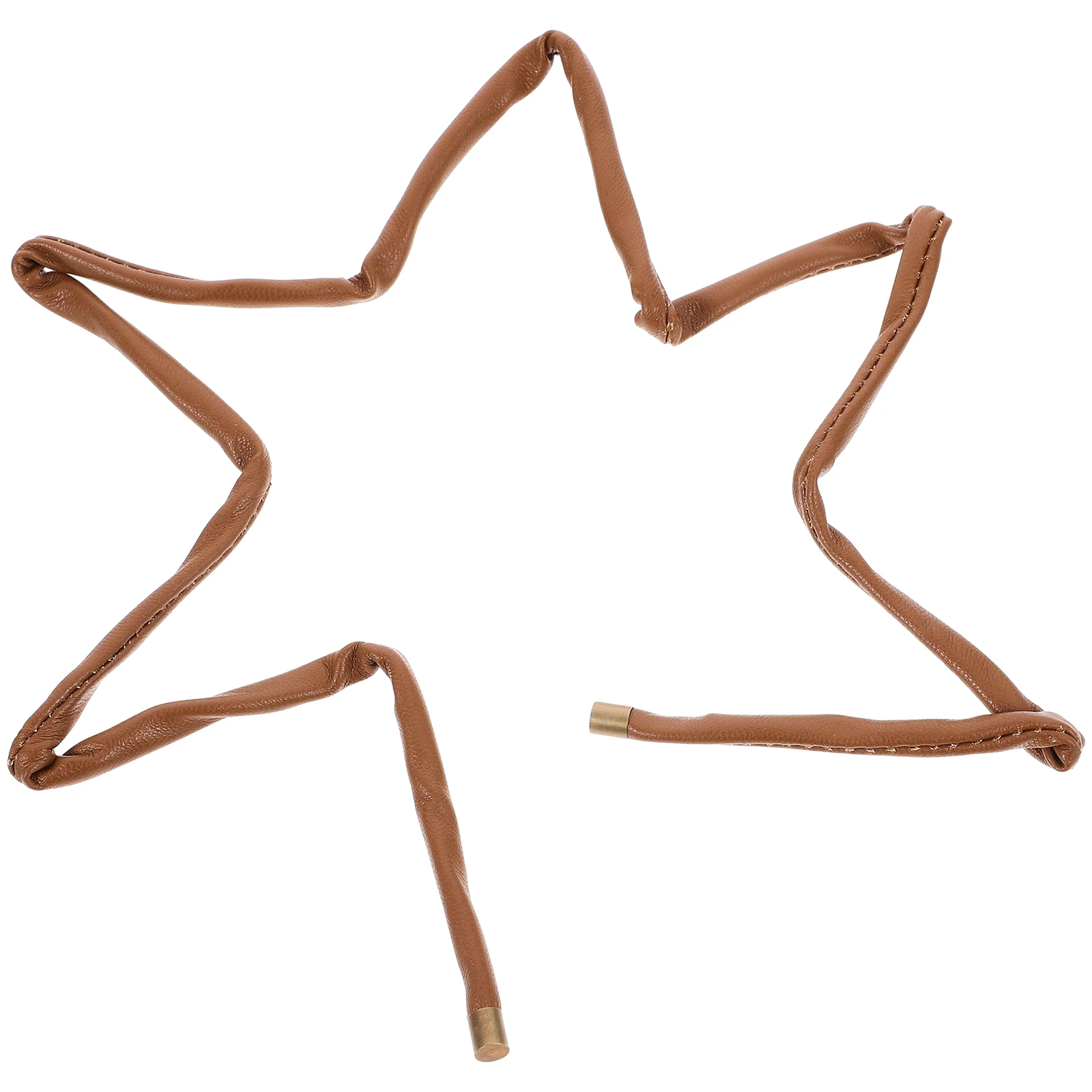 

Elastic Hair Bands Ponytail Holders Brown Color Small Pu Accessories Comfortable Styling Hair Ties Secure Easy