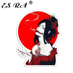 Vinyl Materproof Stickers Kuchisake Onna Car Sticker Japan Monster Pegatinas Decal for Laptop Skateboard Window Decorate