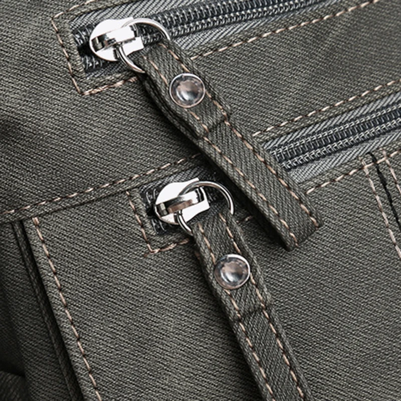 Damen Canvas Umhängetasche Mode Multifunktionale Outdoor Umhängetasche Damen Pendler Große Kapazität Umhängetasche Umhängetasche – Detail 27