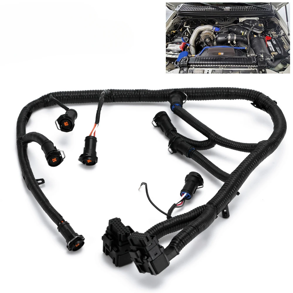 Engine injector complete wiring harness 5C3Z-9D930-A 5C3Z9D930A for 03-07 Ford 6.0L