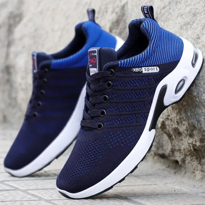 Shoes men 2025 new trend men's shoes breathable lace-up running Korean version light casual sports