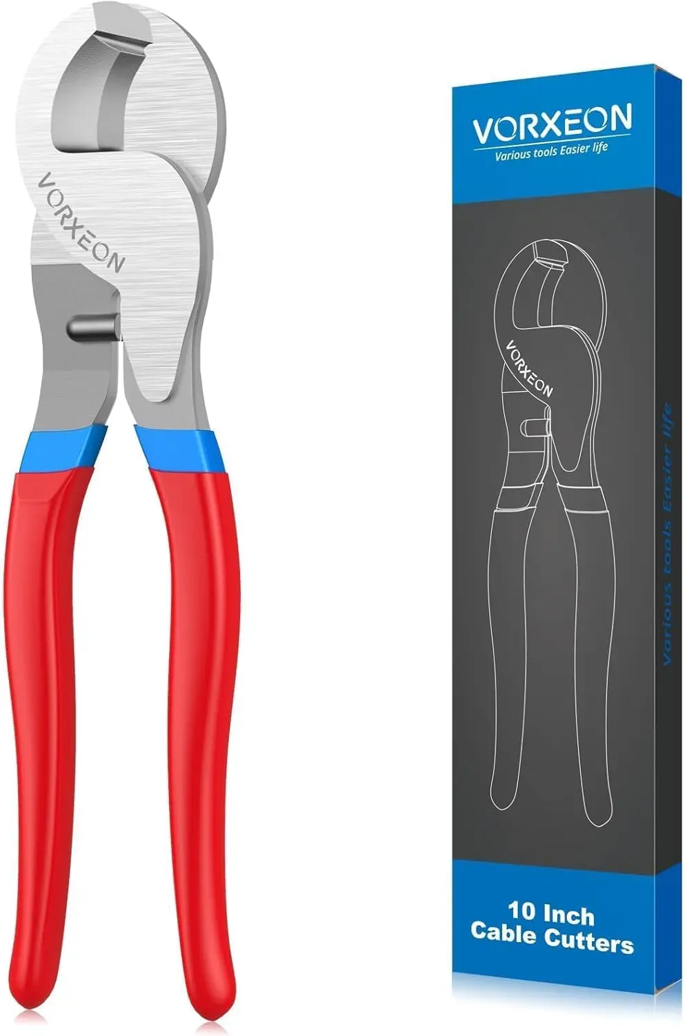 

Cable Cutter 240 mm / 9.5 Inches Red, VOR056