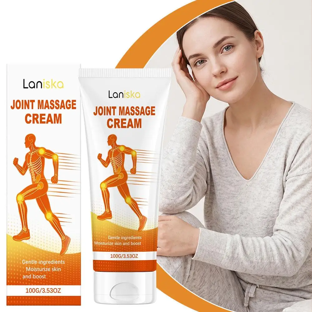 

Laniska Joint Massage Cream 100g – Natural Soothing Relief for Joint Pain & Stiffness, Non-Greasy Fast Absorption