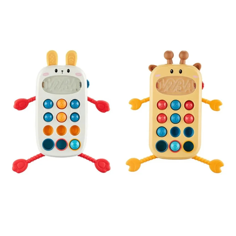 Baby interactief speelgoed Baby's Reisspeelgoed Trekkoord Leuk telefoonpers Educatief speelgoed voor meisjes en jongens 3-6 maanden Verjaardagscadeaus