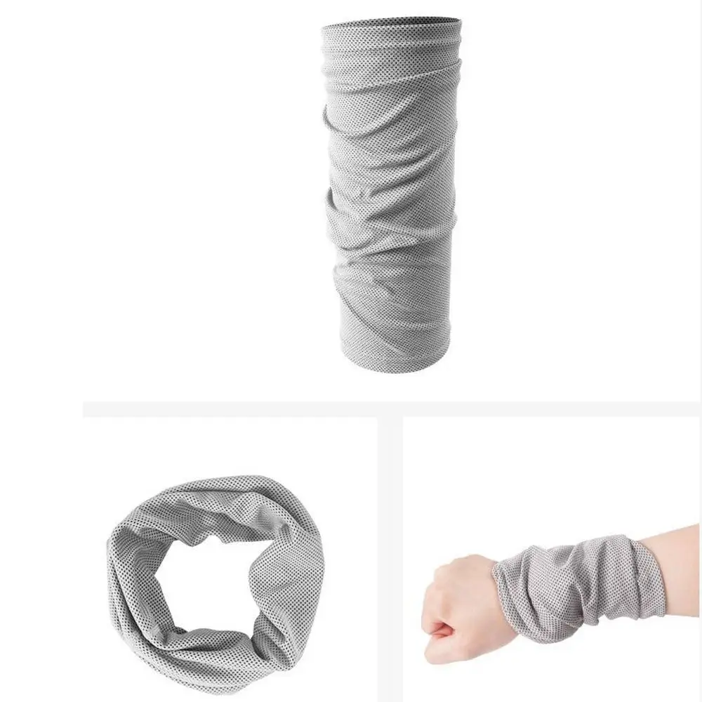 Portable Outdoor Sport Ice Towel Sweat Absorption Wrist Protector Quick-drying Cooling Wristband for Fitness Camping Running image 5