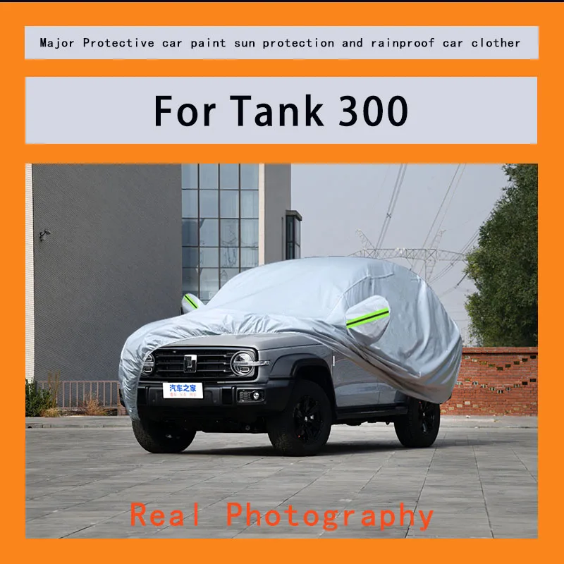 

﻿﻿For Tank 300 Car Covers Outdoor Waterproof Dustproof Sun Rain Snow Protection Thick Oxford Cloth Full Outer Cover