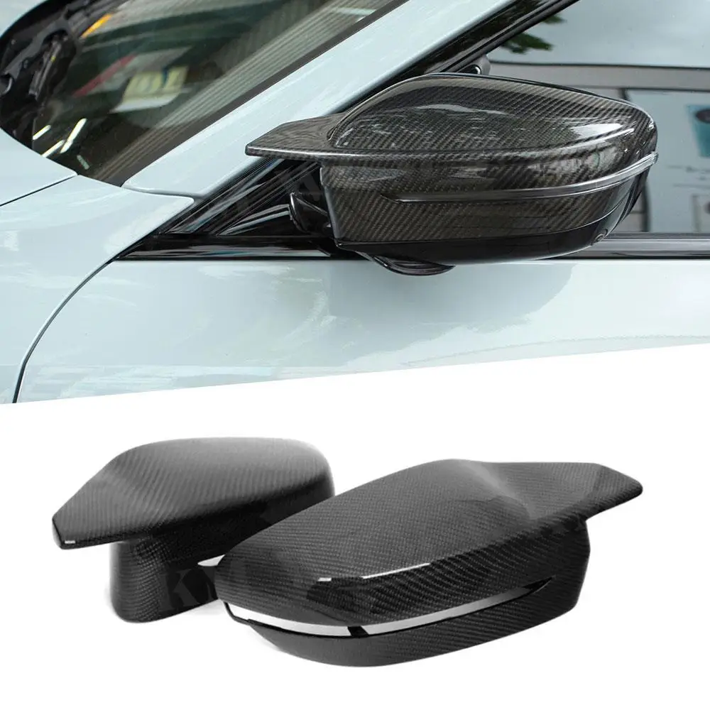

For BMW M3 G80 M4 G82 G83 2021+ Carbon Fiber Car Sideview Replacement Rearview Cap Case Rear View Mirror Cover