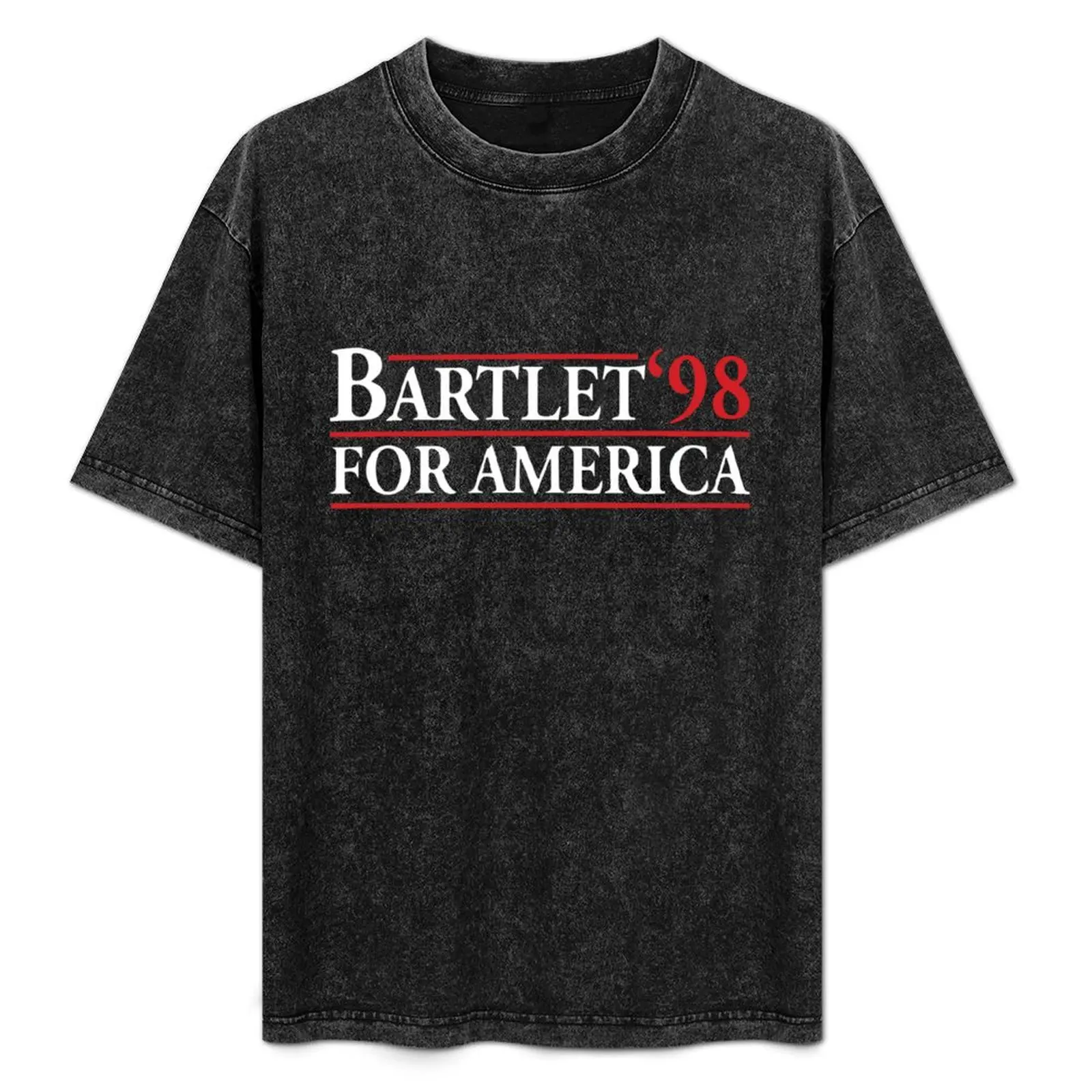 

Футболка Bartlet for America (белая модель) с графическим принтом, повседневная, с графическим принтом