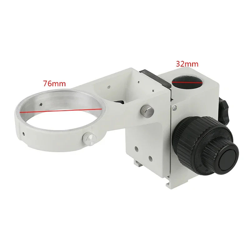 Imagem -03 - Zoom Ajustável Microscópios Estéreo Ajuste Fino Suporte de Focagem Microscópios Digitais de Alta Potência 32 mm 76 mm