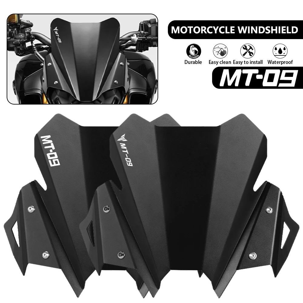 

For YAMAHA MT-09 MT09 MT 09 2021 2023 2022 2024 Motorcycles Screen Windshield Fairing Windscreen Shield Protection Accessories