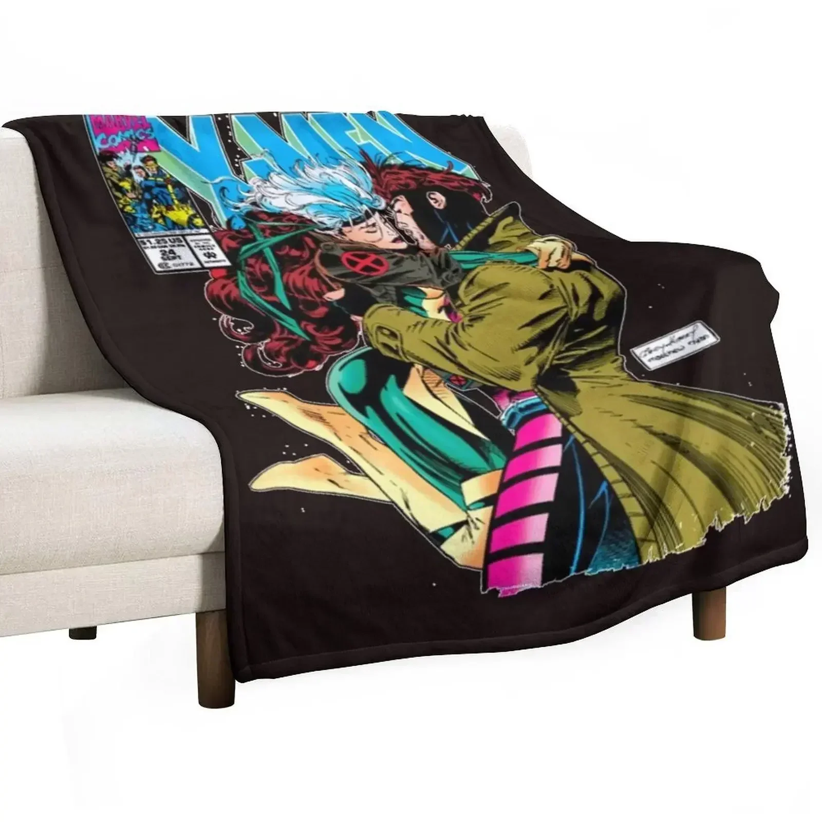 Gambit And Rogue Essential T-Shirt Throw Blanket Soft Plaid Fashion Sofas Camping For Sofa Thin Blankets