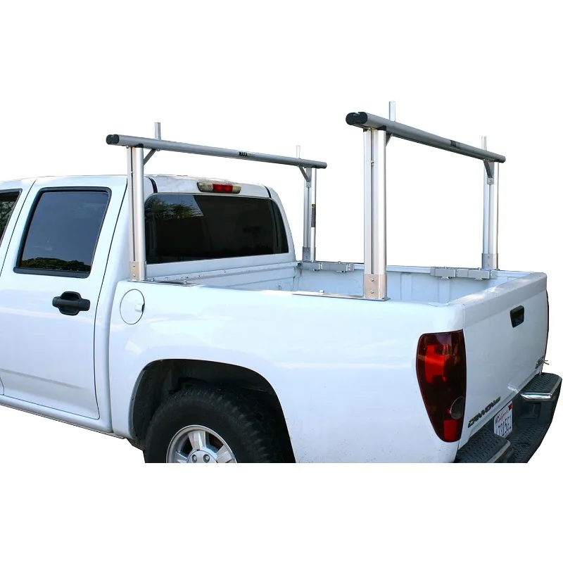 Multi-function Towing Products Universal Aluminum Truck Rack - 400 Lb Capacity Adjustable Cargo Bumper Effortless Installation