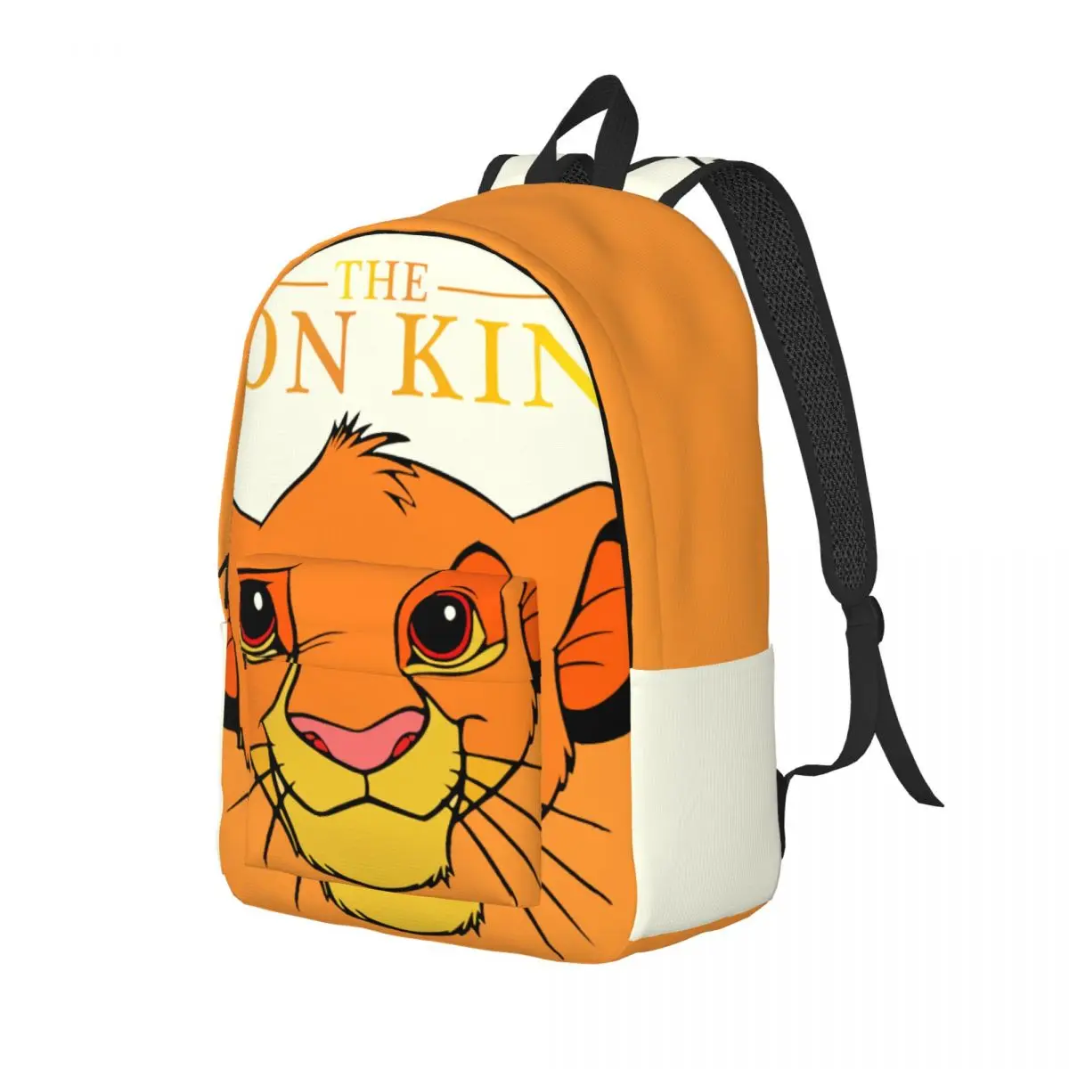 Travel Simba Head Classic Large Capacity Lightweight Disney｠The Lion King｠Film Book Pack Unisex Daypack For Gifts