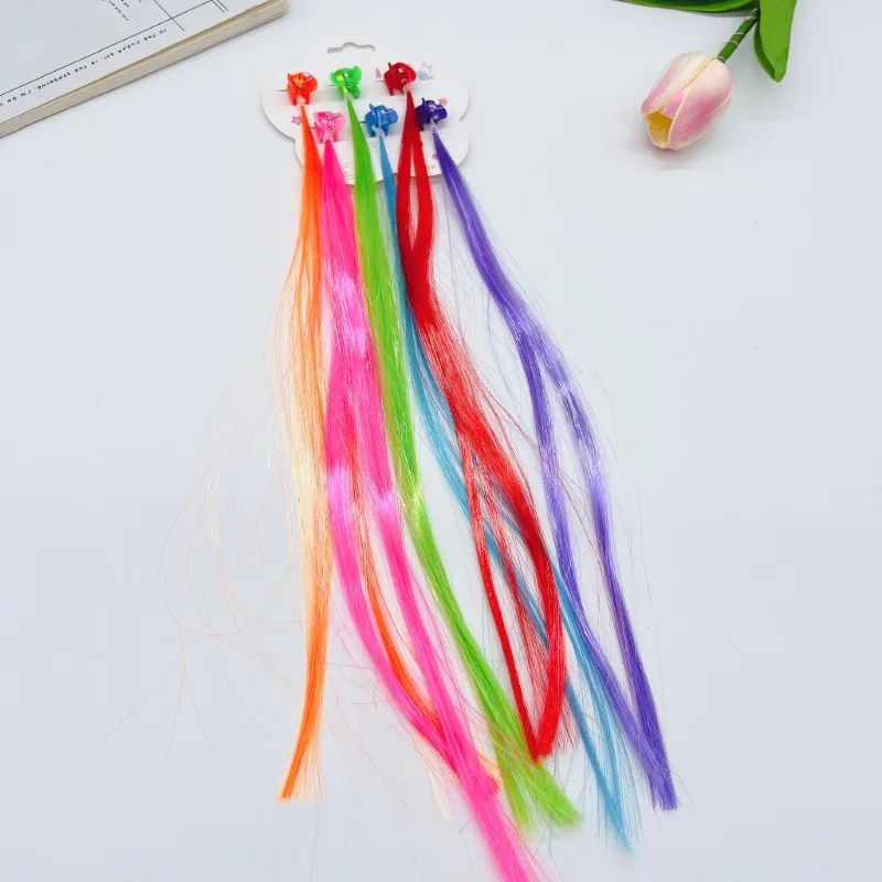 18 قطعة من وصلات الشعر الملونة للأطفال مع دبابيس بوبي، وإكسسوارات تصفيف الشعر لإكسسوارات شعر الأطفال للفتيات المراهقات #4