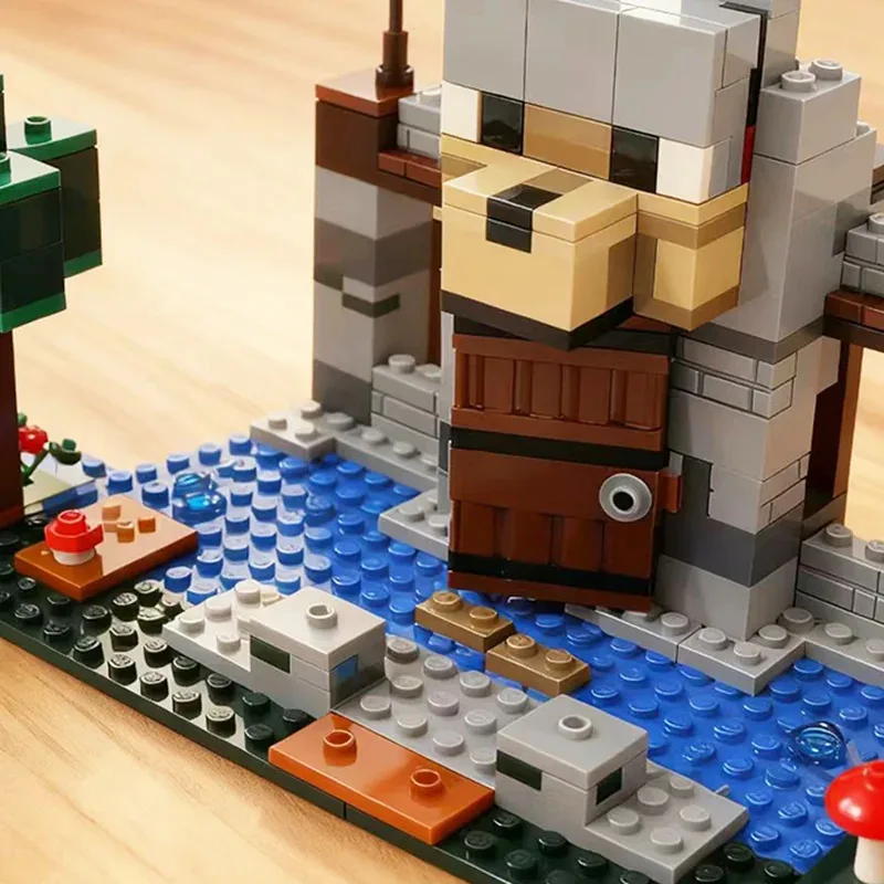 

Compatible MOC Sets My DIY World Game Series Building Blocks The Wolf Stronghold Children's Assembling Toys Gifts 21261