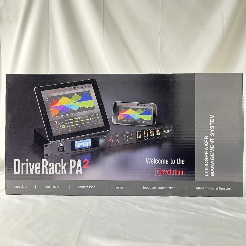 Processore audio Paulkison DBX PA2 Processore Dsp 2 ingressi 6 uscite Processore audio digitale Dsp