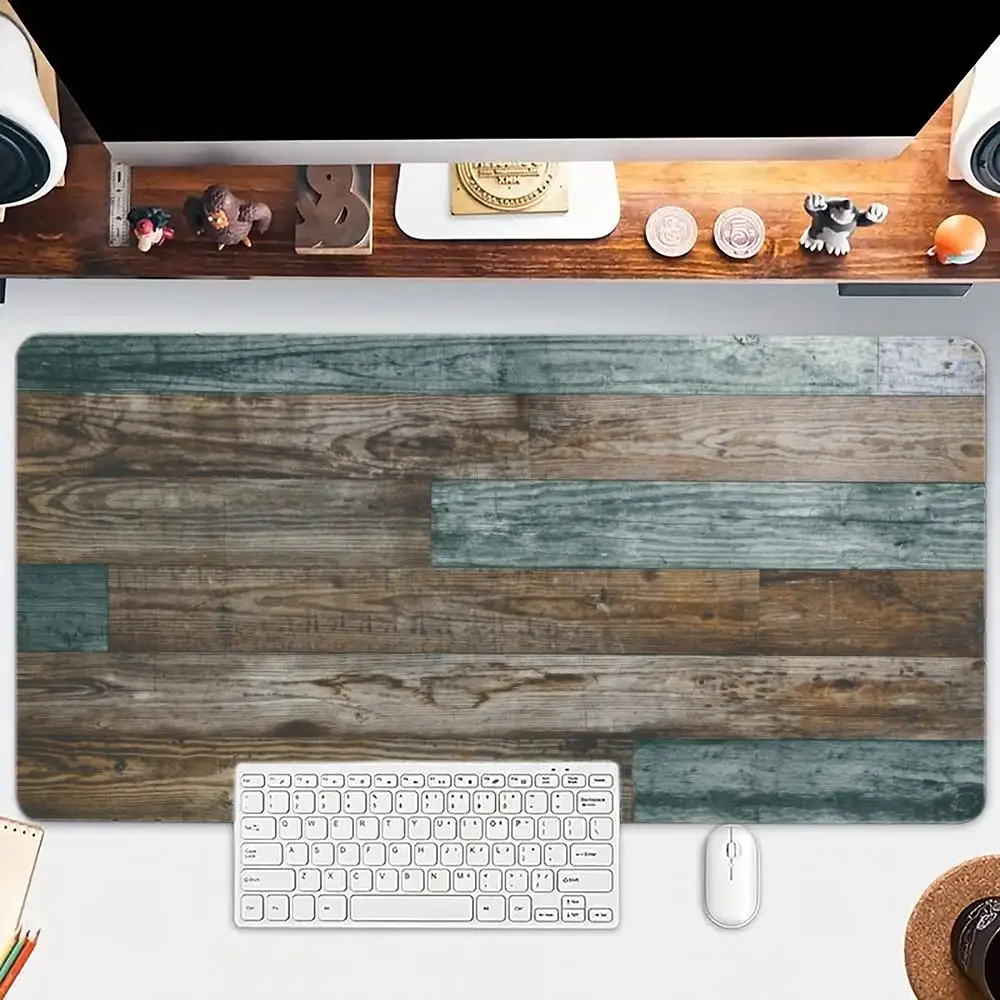 

HD premium wood grain Mouse Pad Large mouse pad, desk pad, anti slip base, washable for office and home use