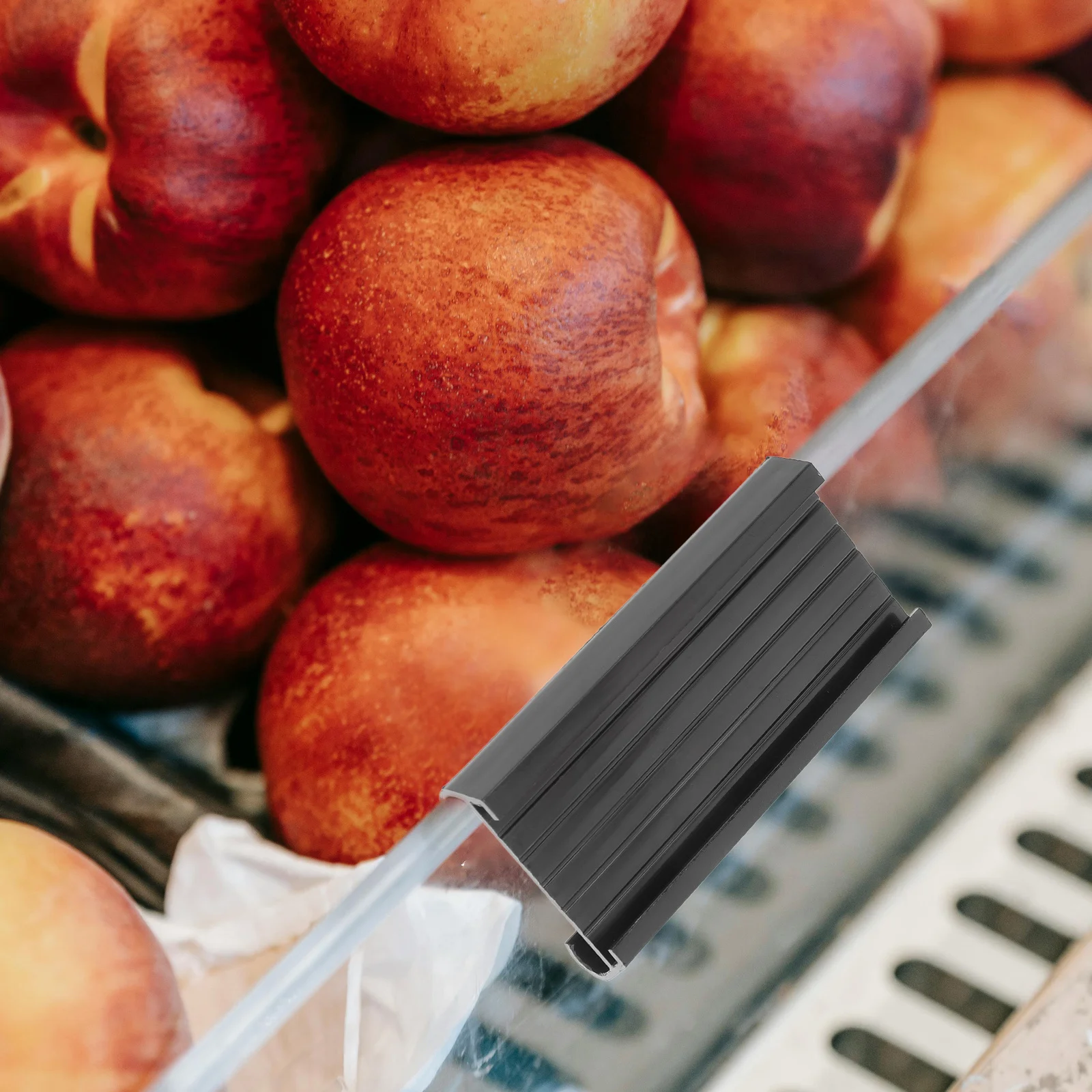 10 قطعة أصحاب التسمية الرف البلاستيك قابلة لإعادة الاستخدام الأسعار العلامات مقاطع متجر بيع بالتجزئة تسجيل عرض أصحاب علامة حامل حامل السعر #6