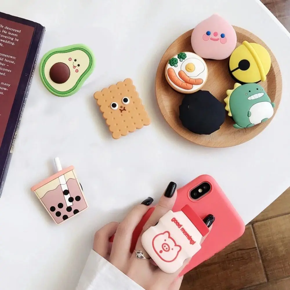 Cute ABS Mobile Phone Holder Cartoon Universal Phone Accessories Foldable Phone Holder Stand