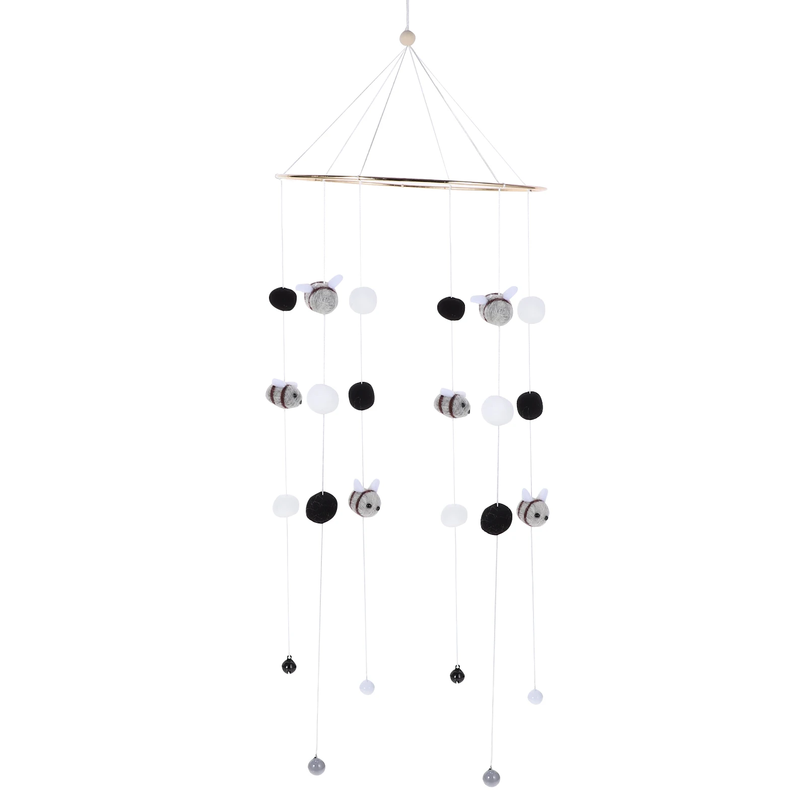 

Felt Wind Chime Baby Nursery Room Decor Hanging Crib Pendant Infant Bed Ornament Kids Bedroom Decoration Animal Wind