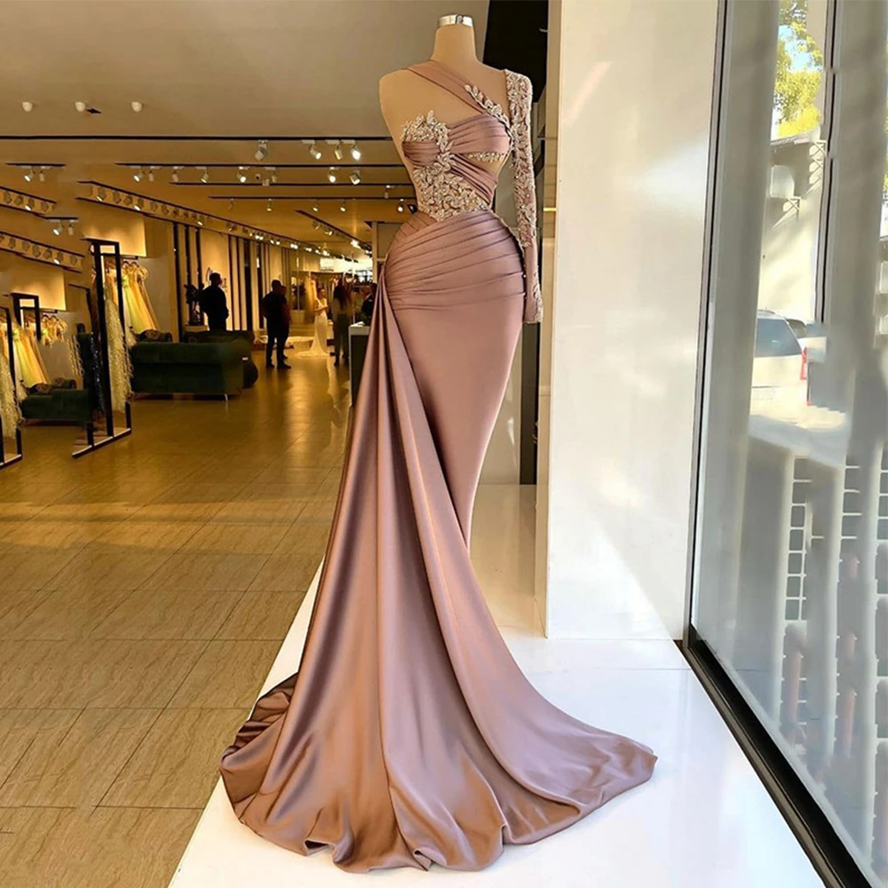 Robe de Soirée de Luxe en Dentelle 3D Perlée pour Femme, Tenue de Bal Formelle, à la Mode, Nouvelle Célébrité, Éducative