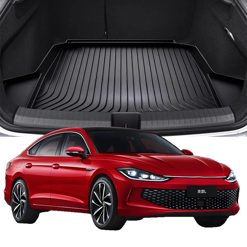 Upgrade TPE Car Rear Trunk Mats Storage Pads Cargo Tray Dustproof Waterproof Protecion Cushion For Volkswagen Lamando L 2015-