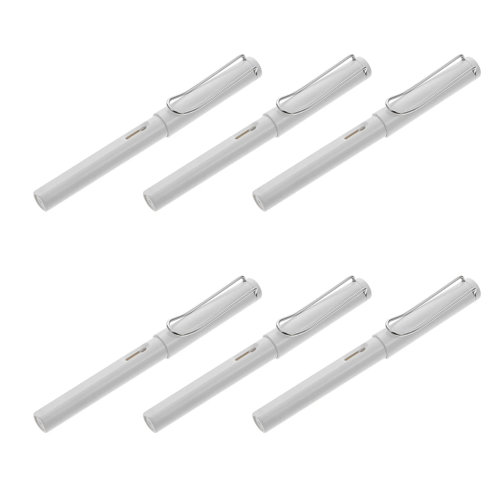 6Pcs Non Sharpening Plastic Pencil Smudge Free Line Retention Excellent for Handwriting Practice Sketching Painting Craft