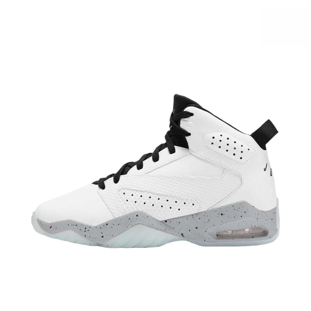 

Jordan Lift Off Men's Running Shoes, Retro Basketball Shoes, Shock-absorbing, Anti-slip Sneakers, White/Grey