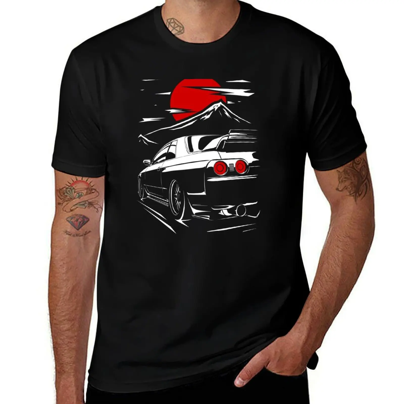 Nissan Skyline GTR 32 Haruna T-Shirt gifts for boyfriend anime cotton man t-shirts workout shirts for men