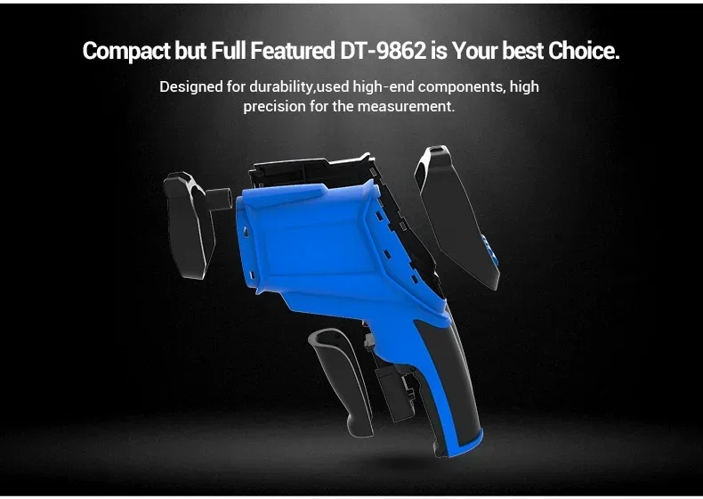 

2026 4. CEM DT-9862S infrared Video Thermometers with color LCD display -50 to 2200 celsius 2026 Premium