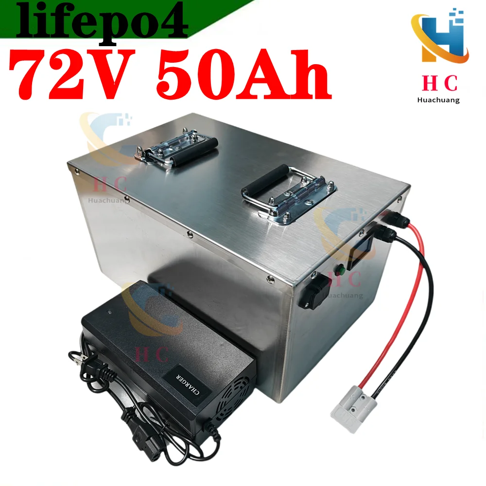 

24S 72V 50Ah lifepo4 lithium battery pack for 3000W 5000W 8000W scooter tricycle golf cart superbike electric motorcycle