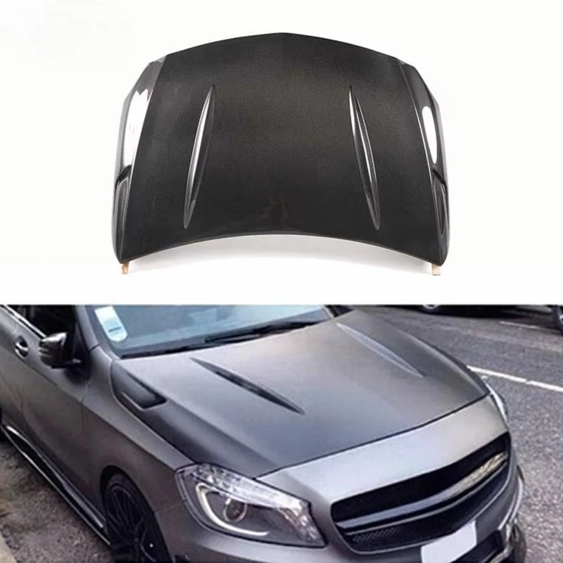 

Carbon Fiber Engine Cover for 2013-2017 A-Class W176 Style Upgrade Engine Hoods