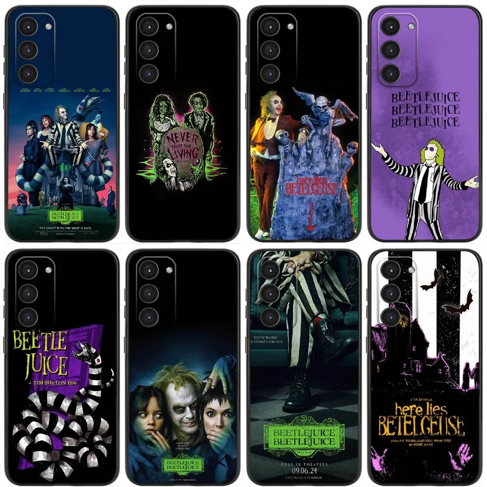 B-Beetlejuices 2 Phone Case For Samsung Galaxy A20,A21s,A22,A31,A32,A52,A53,A72,73,A80,A91 Soft Liquid Silicone Black Cover