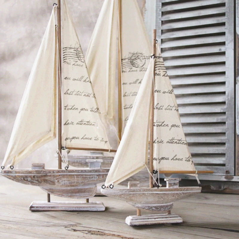 

Vol.726 Mediterranean Ocean Wind Sailboat Model Decoration Ornaments