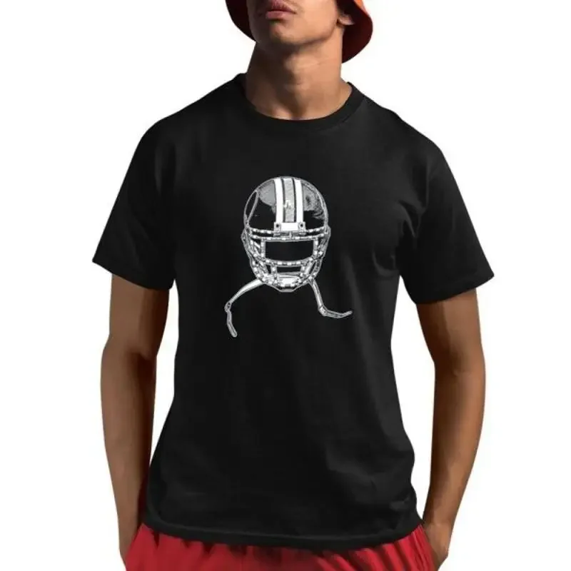 Clinton Portis Wearing Commanders Sean Tay Lor Legacy Project Helmet T Shirt