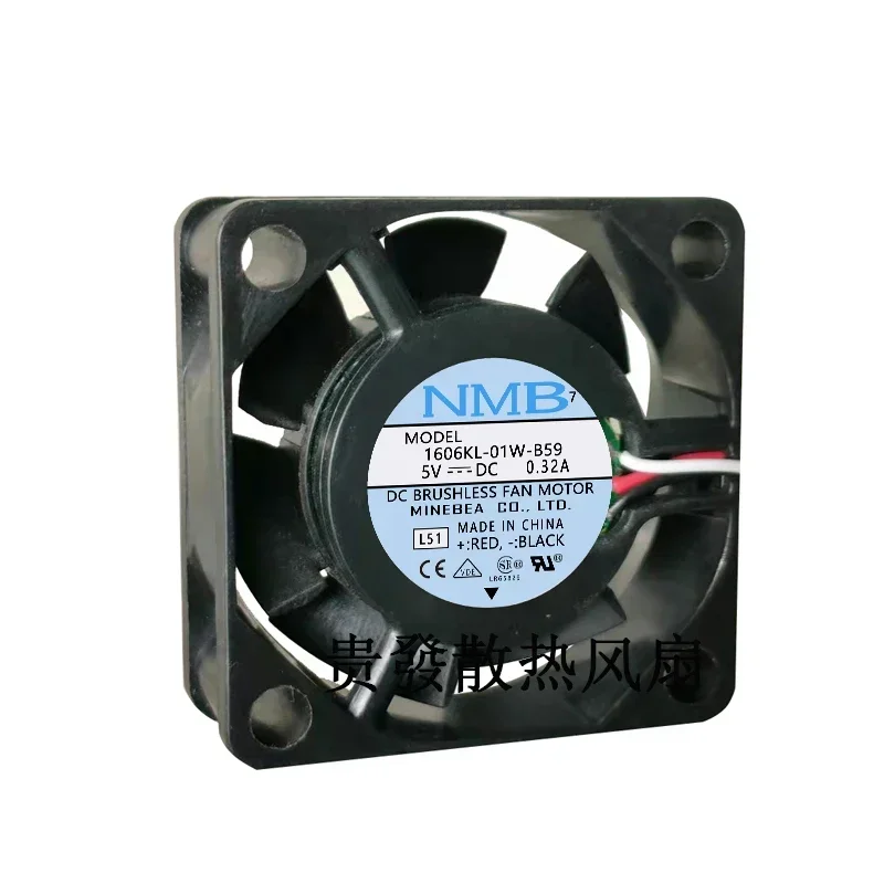 

1606kl-01w-b59 for NMB 4015 5V 0.32A 4cm 40*40*15mm large air volume axial flow ball fan