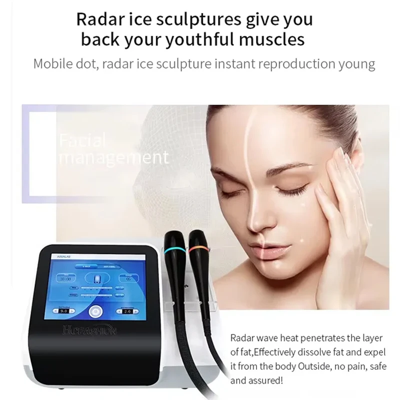 V-Line Radar Wave Deep Layered Anti-Aging Machine Collagen Regeneration Skin Firming Face Lifting Wrinkle Removal Beauty Device