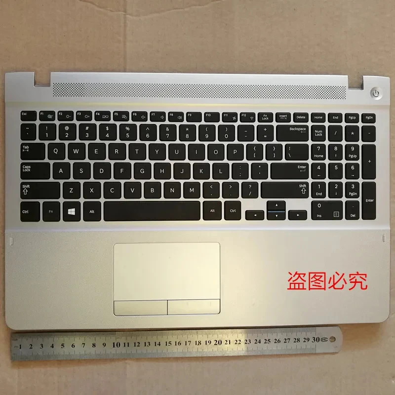 

PP+sliver US New laptop palmrest with keyboard for samsung NP 510R5E 470R5E