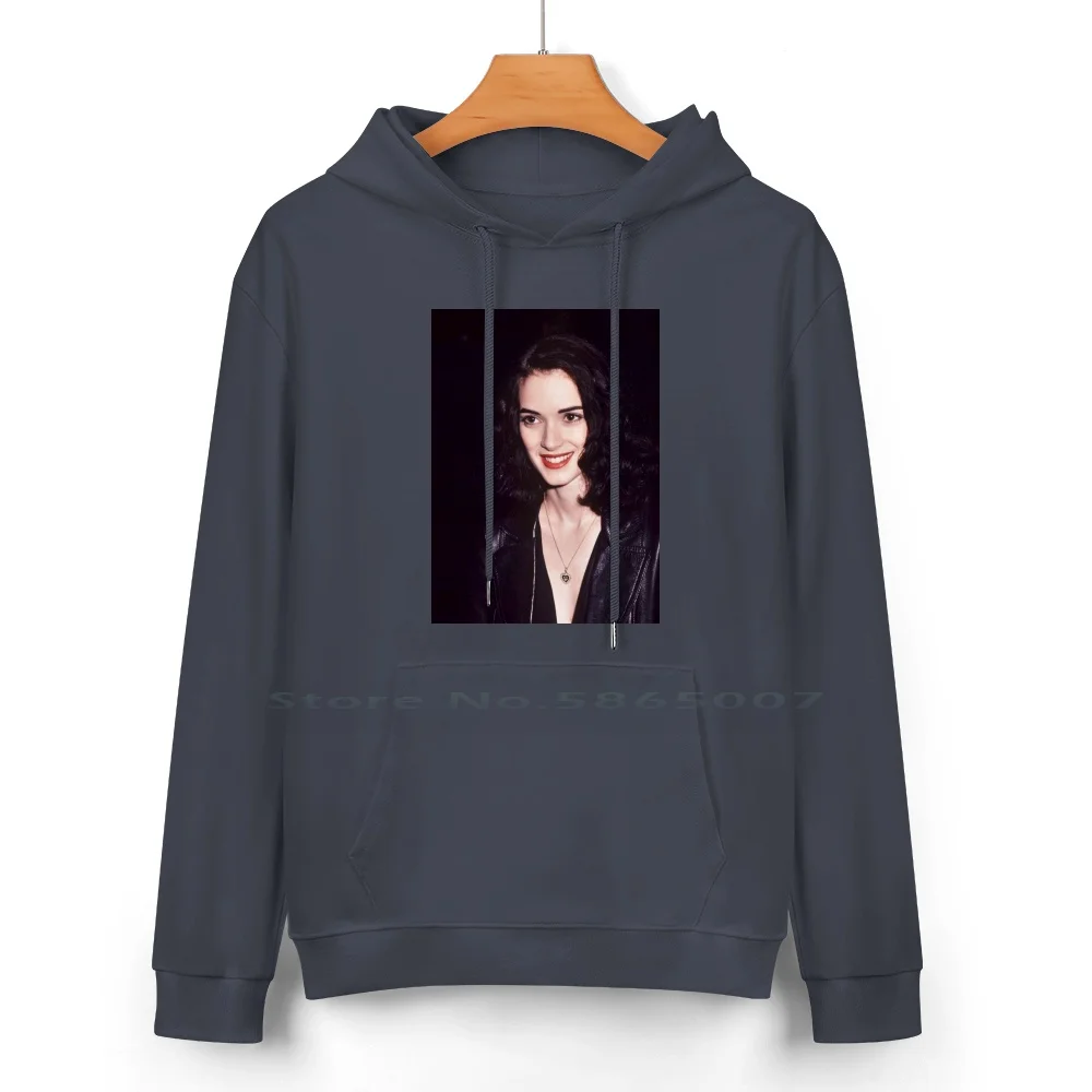 Winona-Ryder Pure Cotton Hoodie Sweater 24 Colors Winona Ryder Cara Delevingne Meghan Markle Marilyn Monroe Margot Robbie