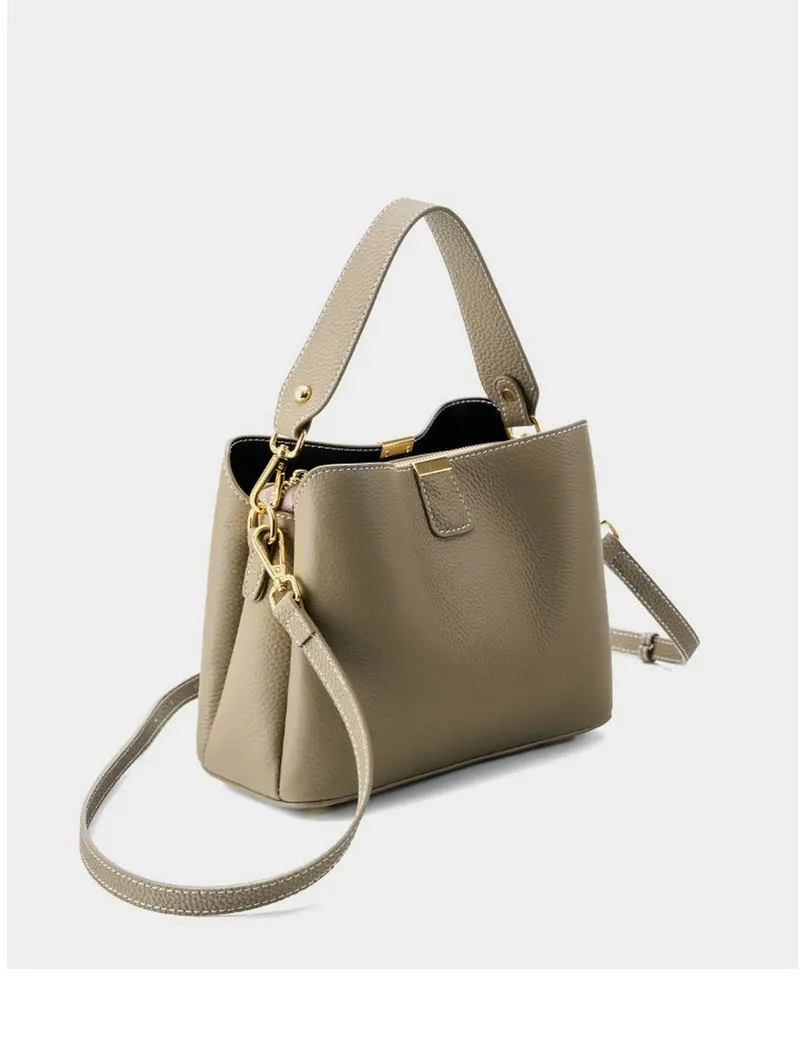100% Genuine Leather Women's Crossbody Bag 2025 Summer Female Shoulder Bag Luxury Design Handbag phone makeup Bag Commuter