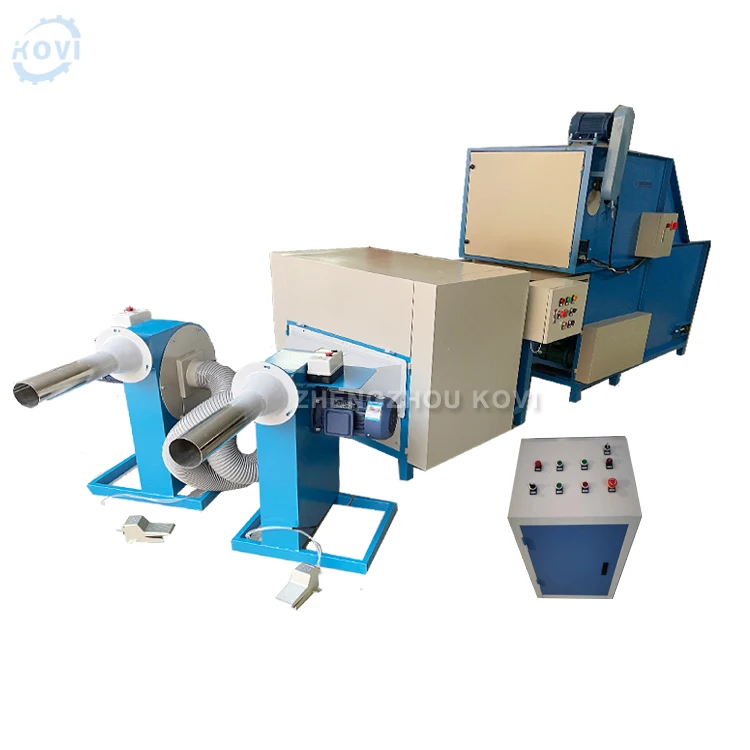 Textile bale opener polyester fiber opening machine pillow filling making machine