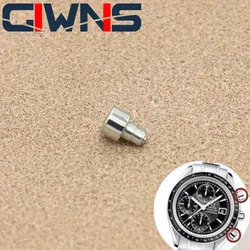 Watch accessories timing button is suitable for Omega Speedmaster series all-steel waterproof silver mechanical automatic men