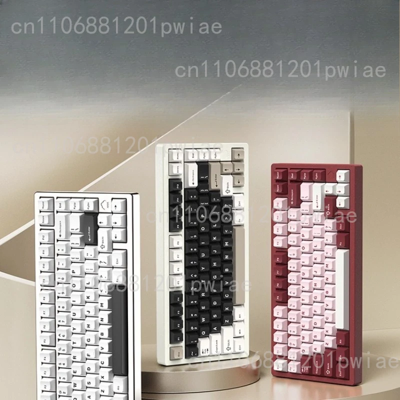 لوحة المفاتيح الميكانيكية الألومنيوم توتو الكمبيوتر اللاسلكية بلوتوث