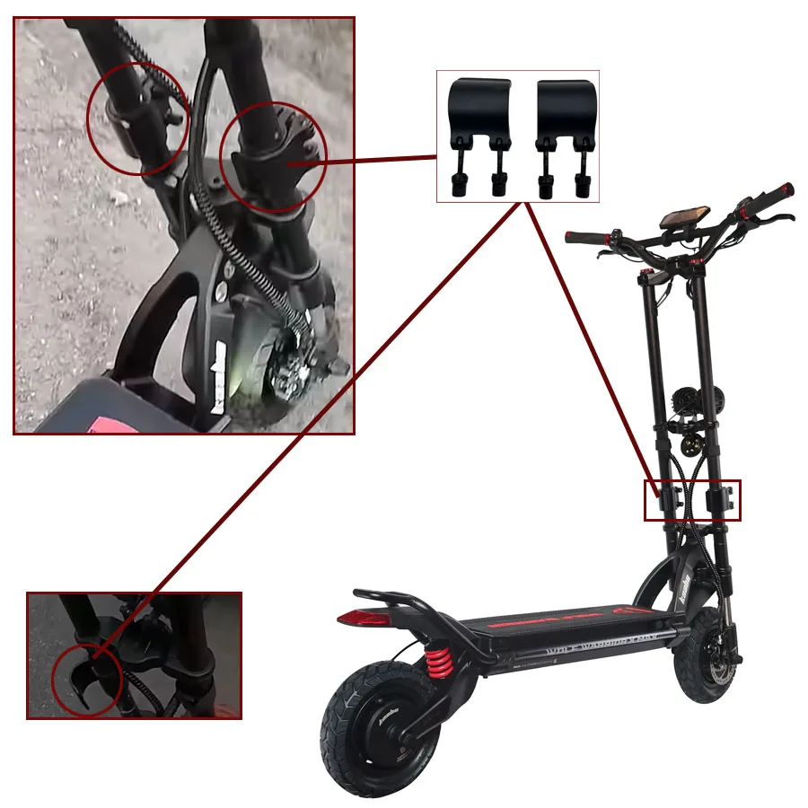 X MAX Upgraded Quick Wrench Release Kit Latest Folding System for Kaabo Wolf Warrior X MAX Electric Scooter Original Parts