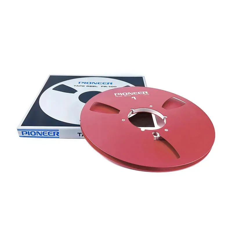 بايونير PR100 10.5 "X 1⁄4" بوصة ألومنيوم فارغ لبكرة ناب إلى بكرة مسجل الشريط ملحق أجزاء آلة فتح القرص الفارغ