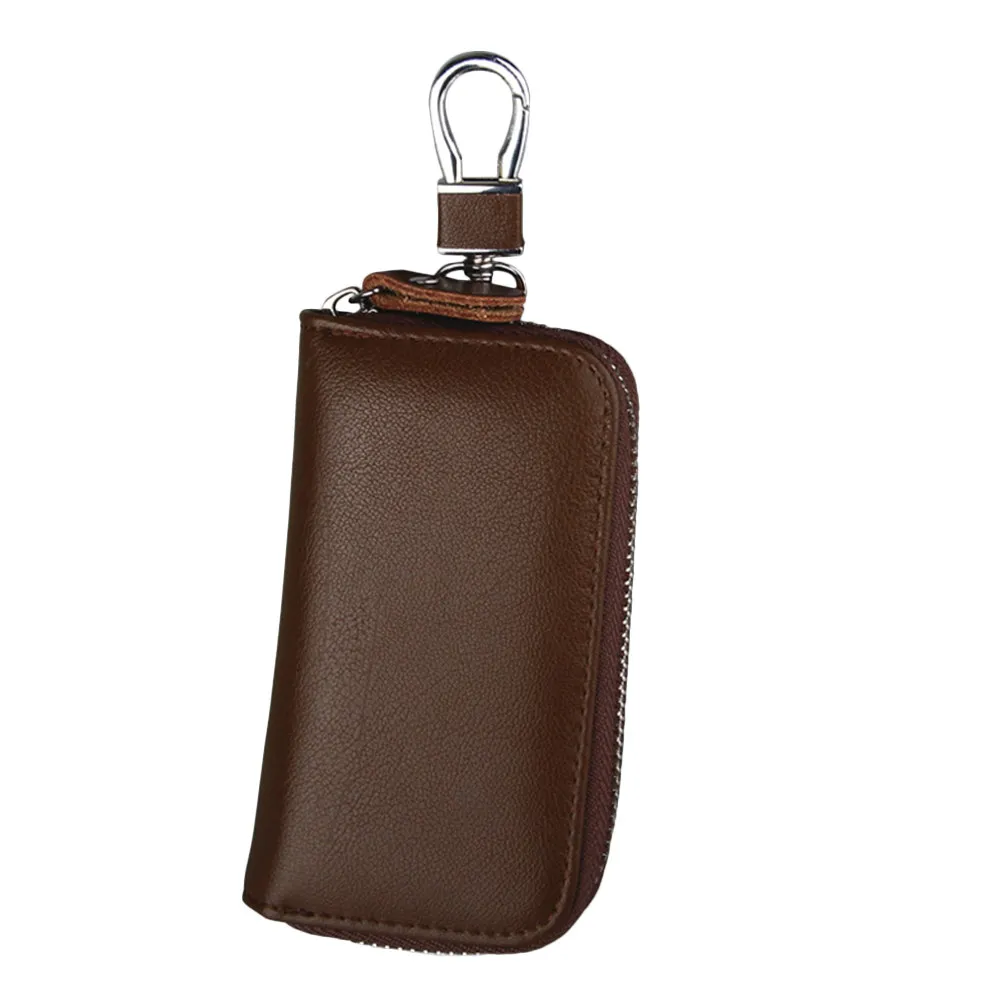 Premium Car Key Holder Fashion Hanging Waist Pouch Secure Key Protection Organized Storage for Cars Random Color