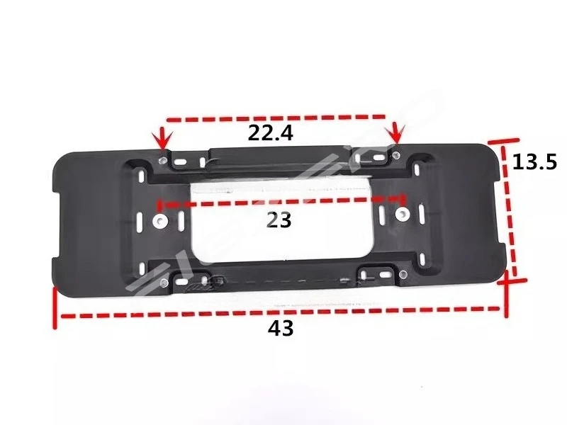 For Porsche Cayenne Panamera Touareg Macan Rear License Plate Automotive Accessories