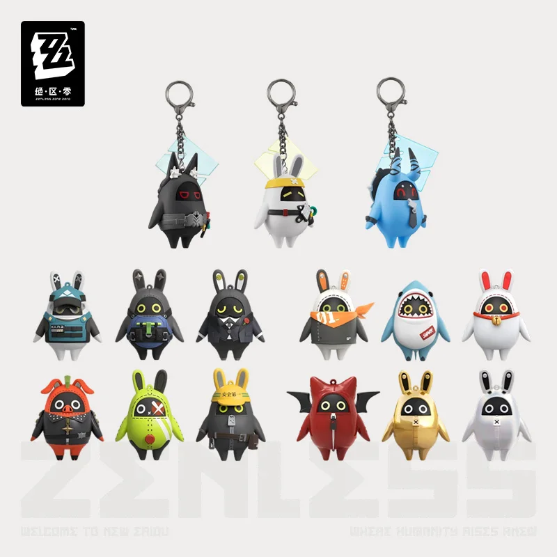 

Sunsyea Zenless Zone Zero Official Merch miHoYo Original Bangboo Standee KKBB Keychain Section 6 Miyabi Harumasa