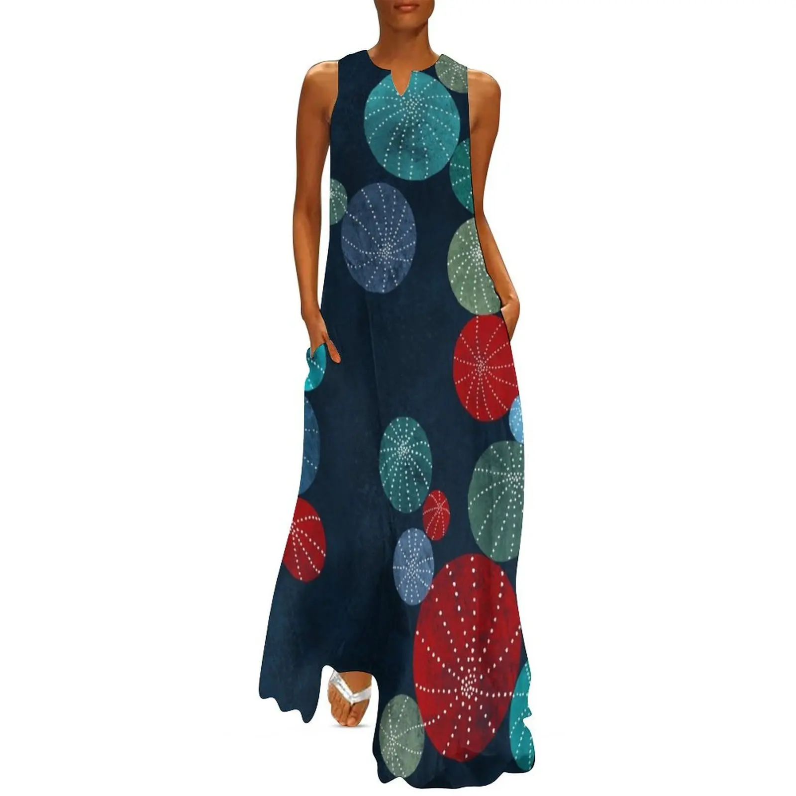 

Colorful cactus field Long Dress party dress women elegant luxury clothes Dress