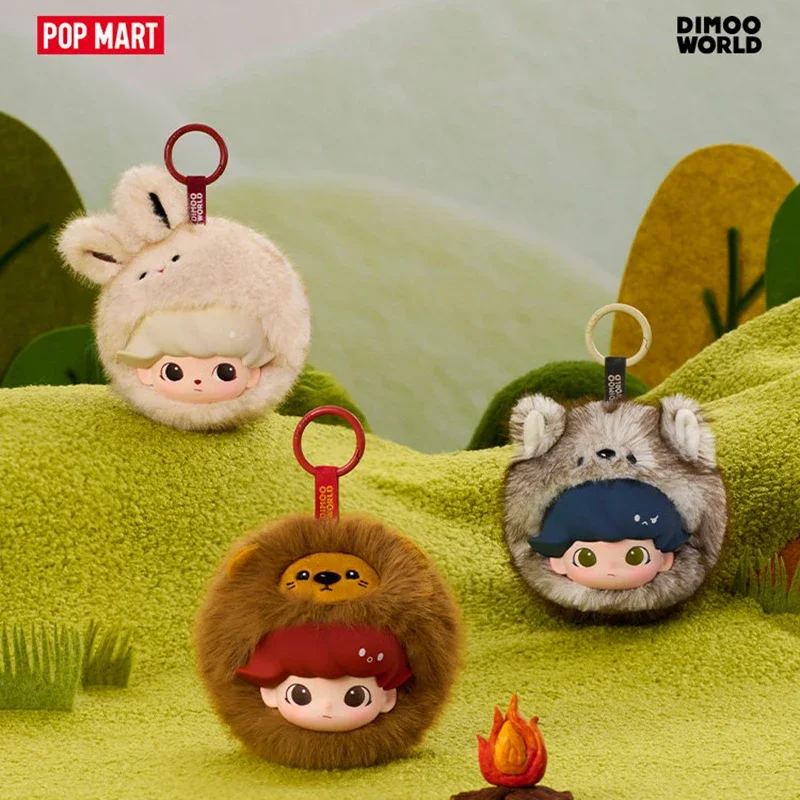 

Оригинальный POP MART DIMOO The Secret Theatre Club Series: Чехол для наушников, Слепая коробка, Загадочная кукла, Кавайный декор для сумки, Украшения, Подарки